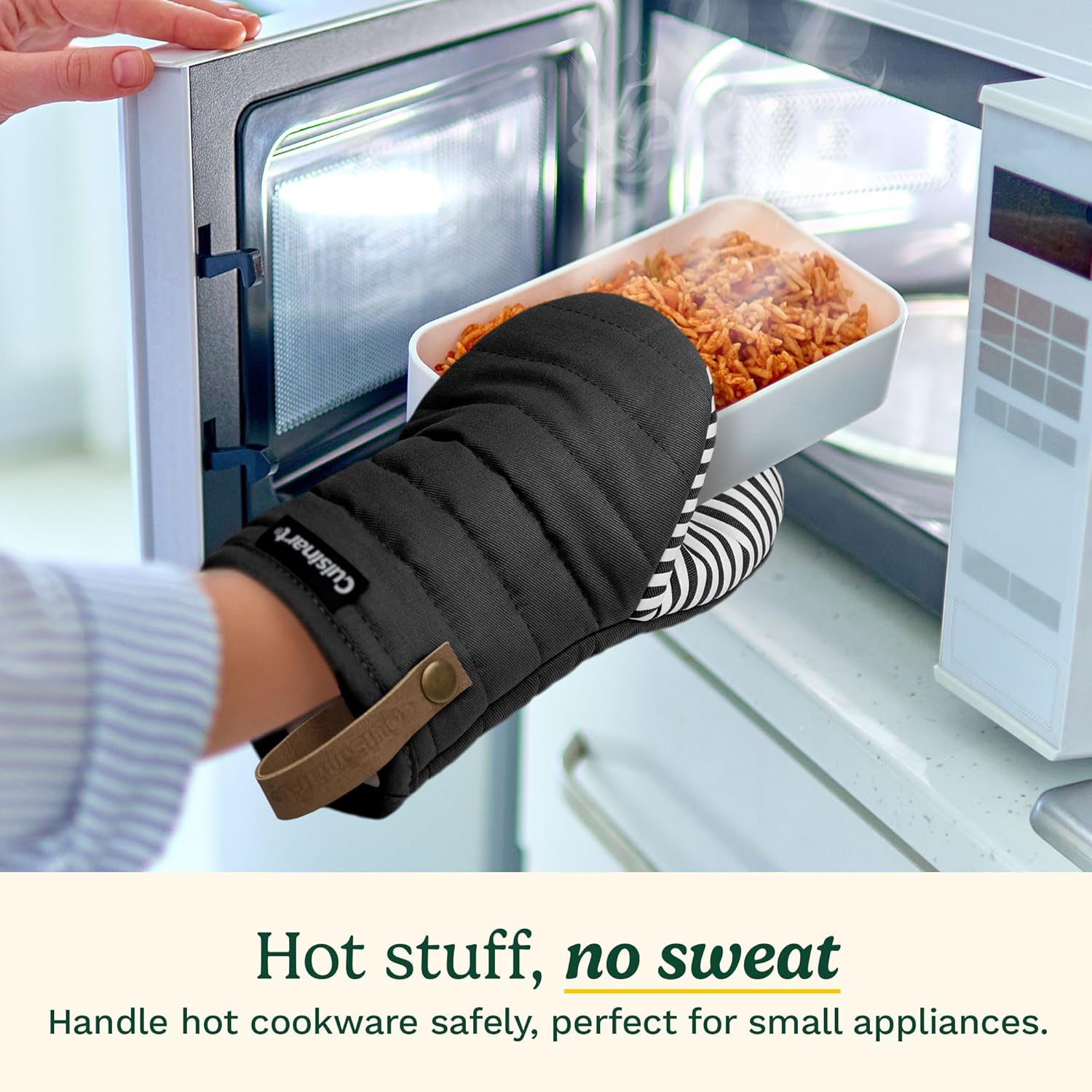 STURDY MINI OVEN MITTS FOR COOKING heat protected kitchen tools