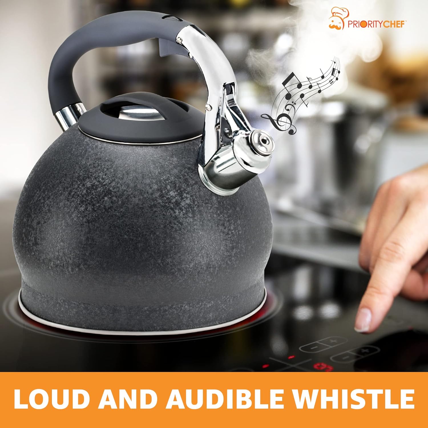 Priority Chefs Soft Touch RapidCool Tea Kettle