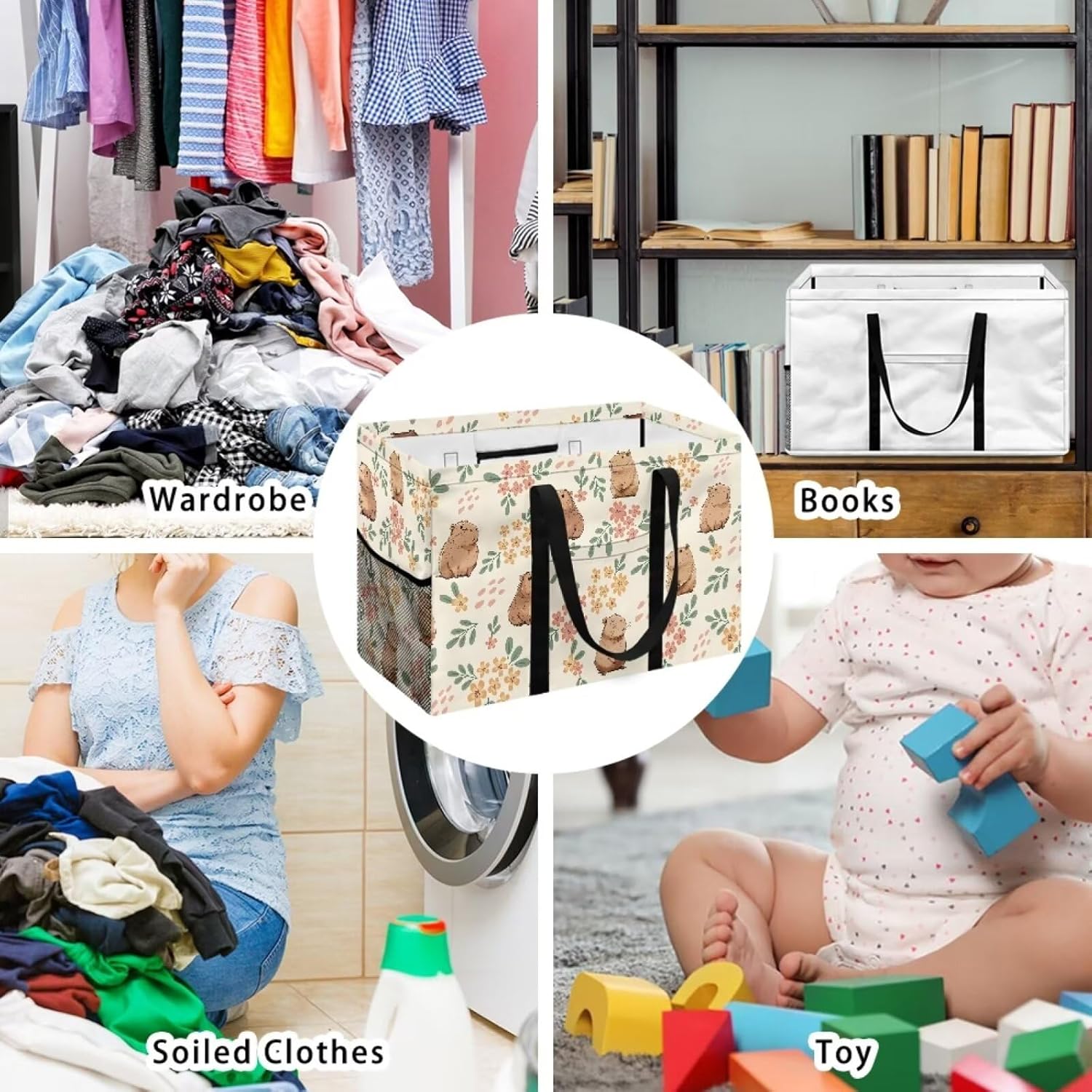 Stylish Large Laundry Hamper for Organization