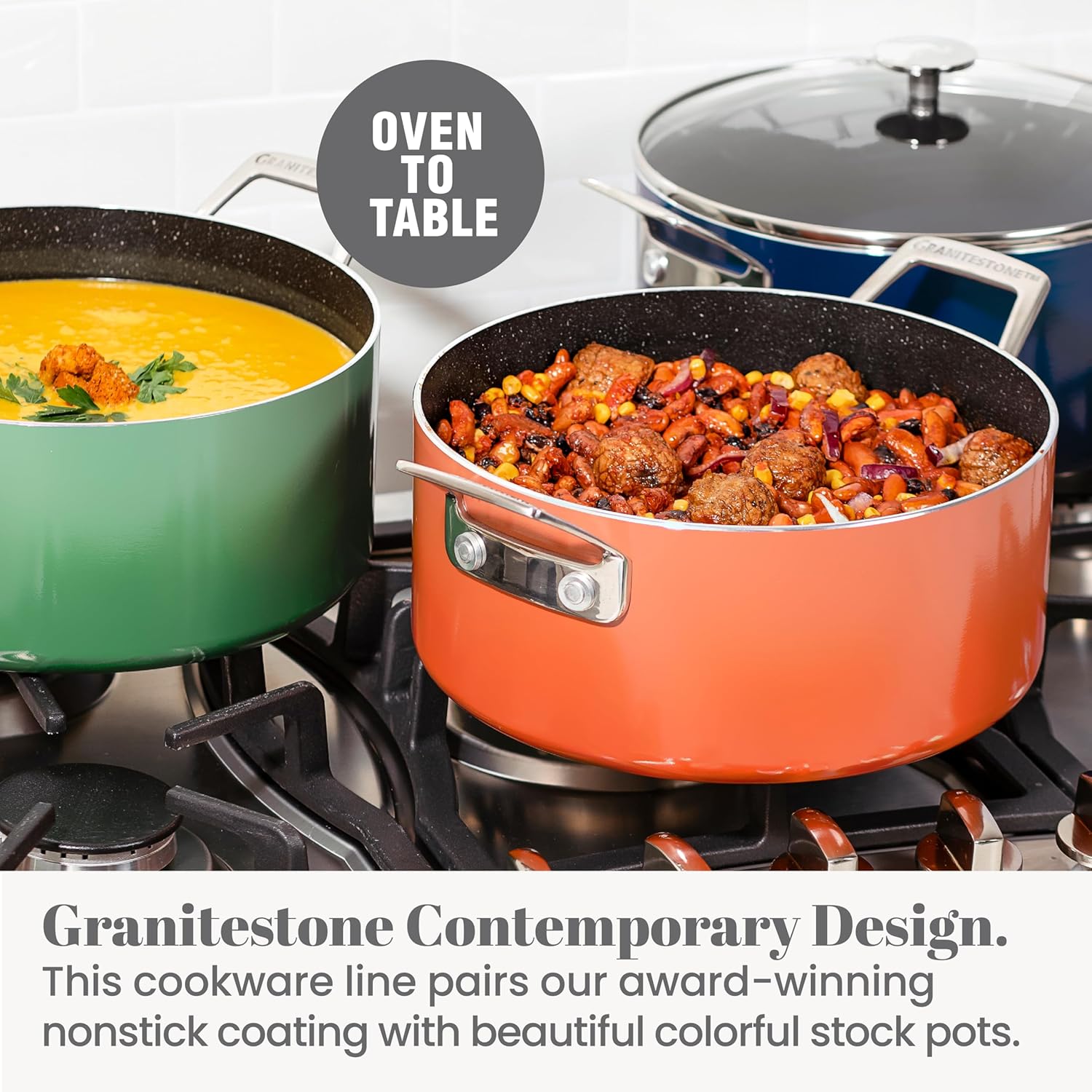 Granitestone 10-in-1 Dutch Oven Set