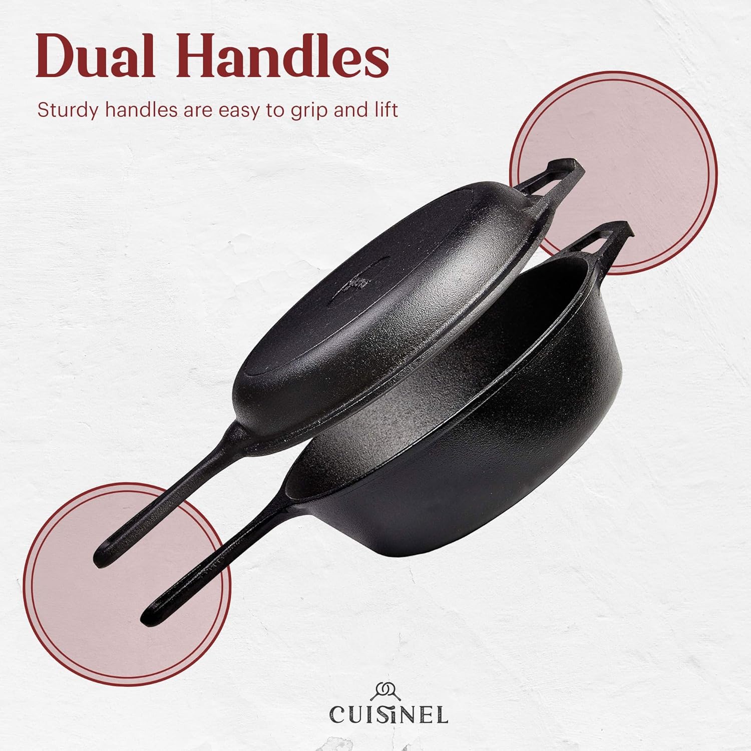 Cast Iron All-in-One Pan with Lid
