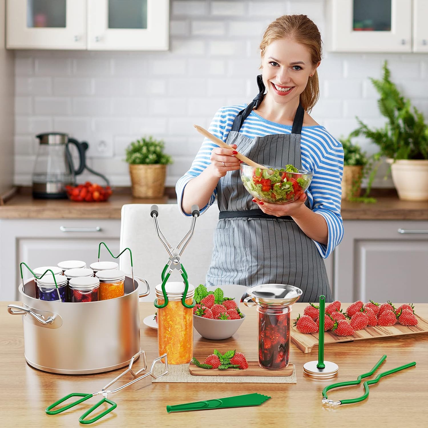 Stainless Steel Canning Kit with 7-Piece for Home Kitchen Professionals