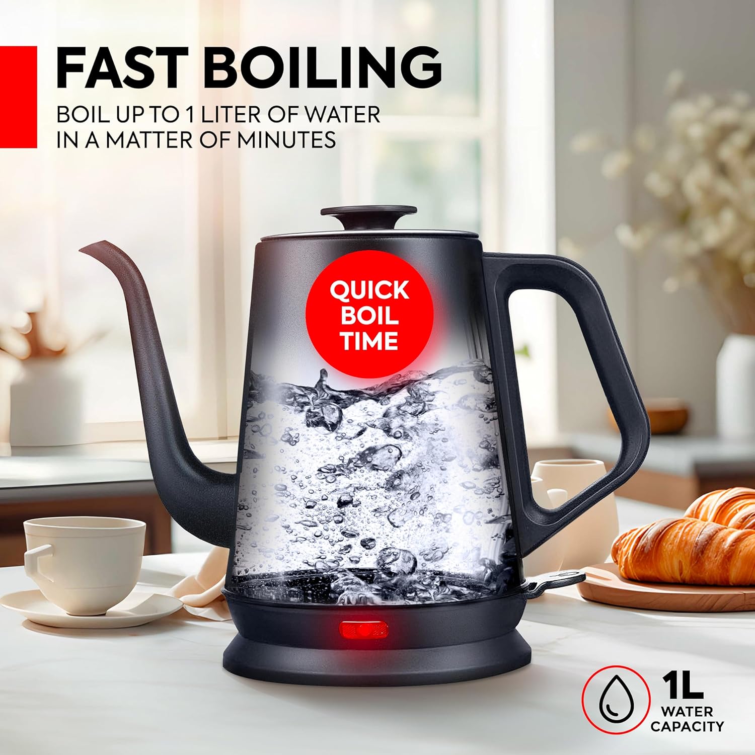 Mueller Electric Gooseneck Kettle Set