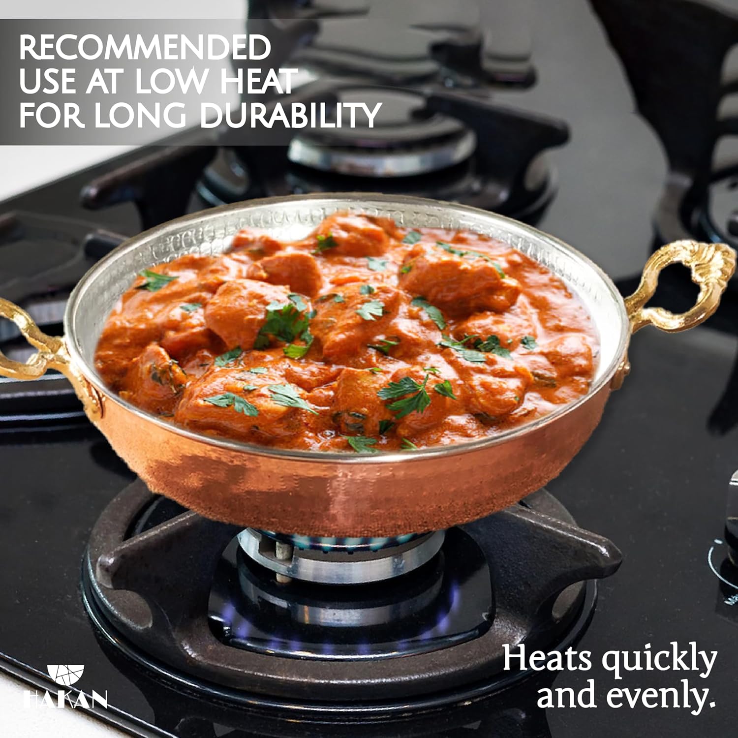 Sturdy Copper Omelet Pan