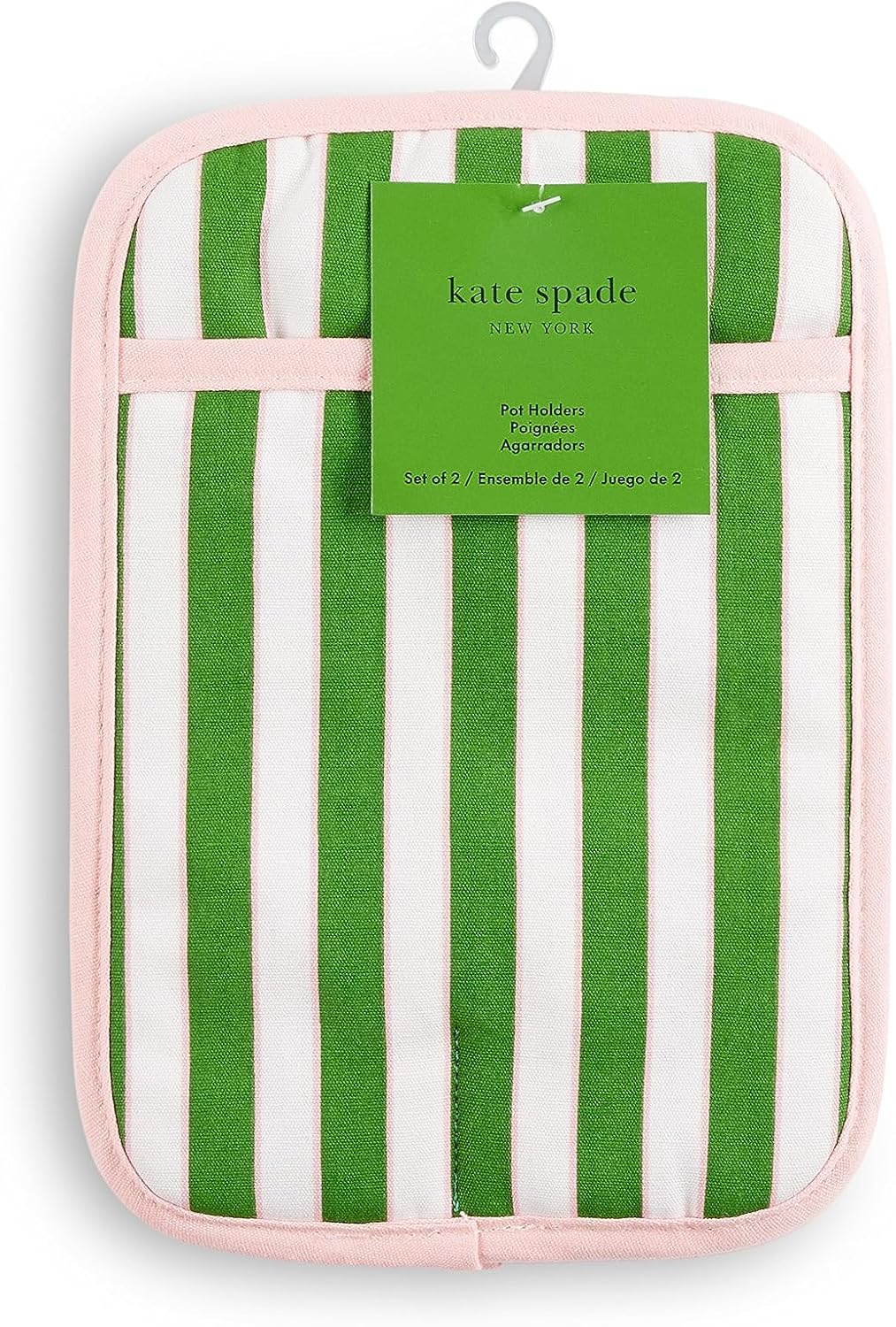 Kate Spade New York Botanical Stripe Pot Holder Set