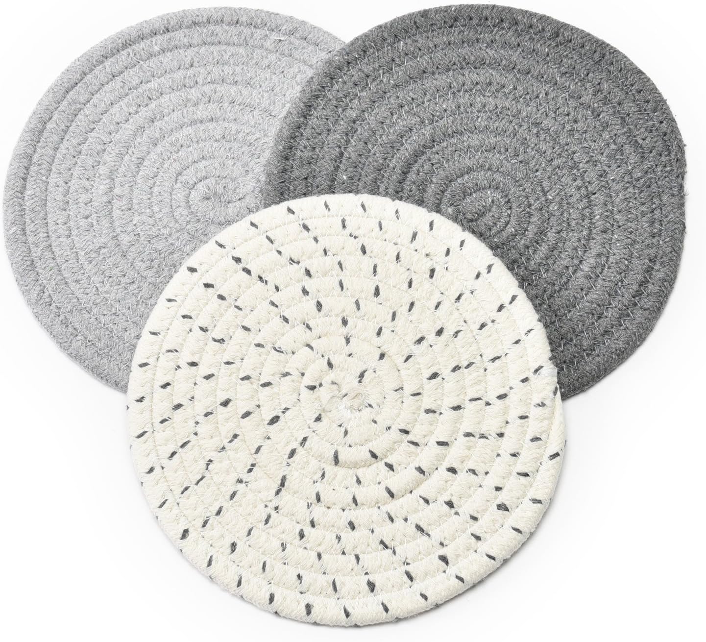 Potholders Set - Heat-Resistant 100 Cotton
