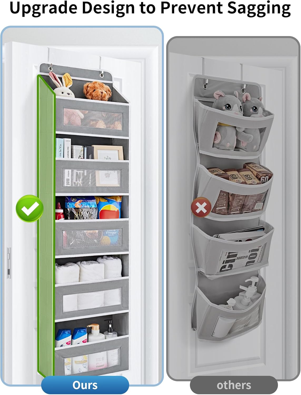 Sturdy Door Organizer Storage System for Home Use