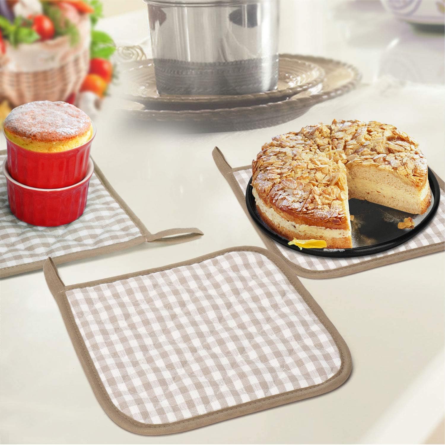 Oven Mitts Pot Holders Set