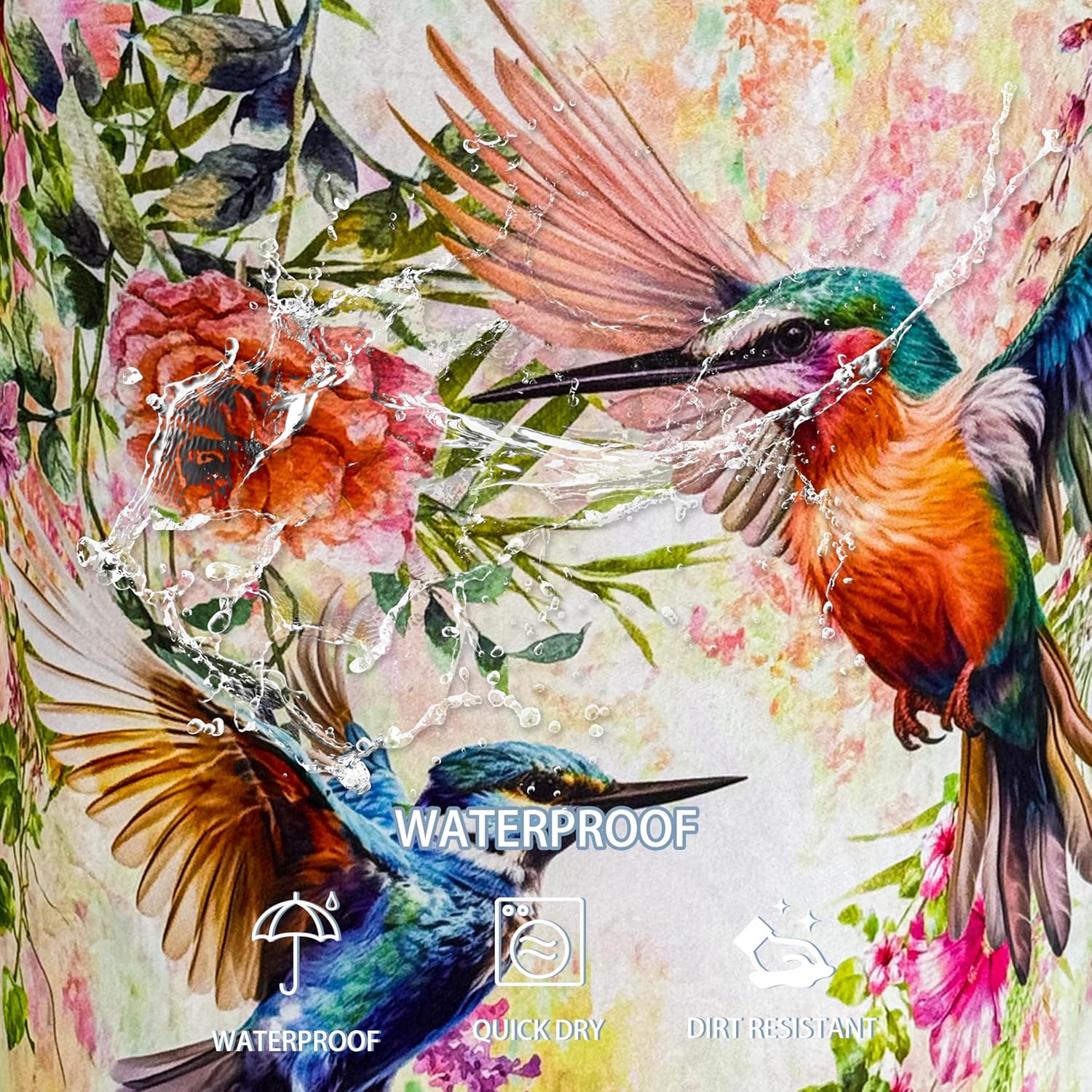 Adorable Hummingbird Storage Basket for Laundry
