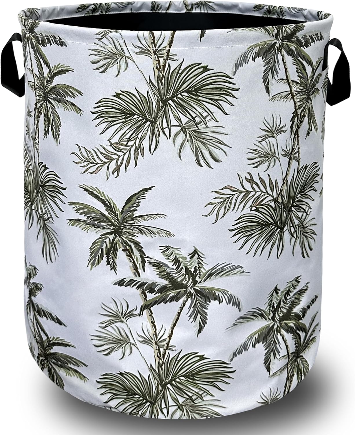 SE Lindons Tropical Palm Tree Laundry Basket - Lightweight Durable