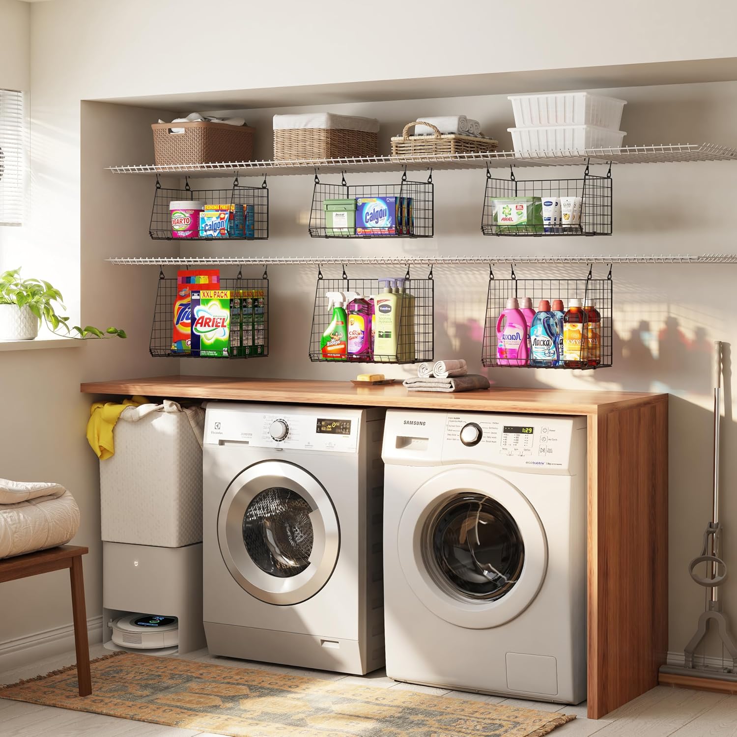Stay Organized with the Sonyabecca 4-Pack Laundry Basket Set