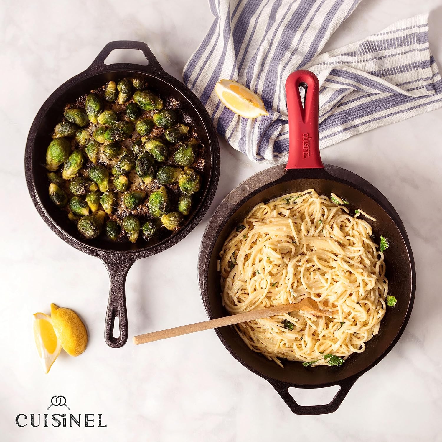 Cast Iron All-in-One Pan with Lid