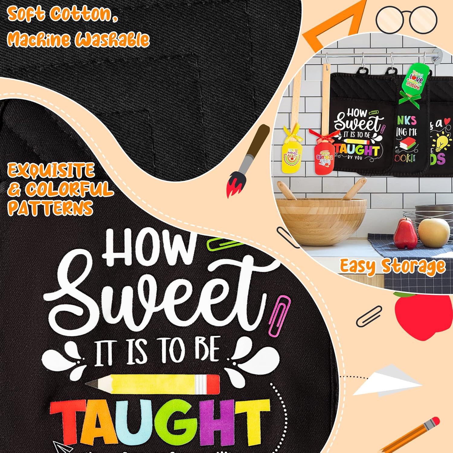 Funny Teacher Appreciation Pots Spatulas