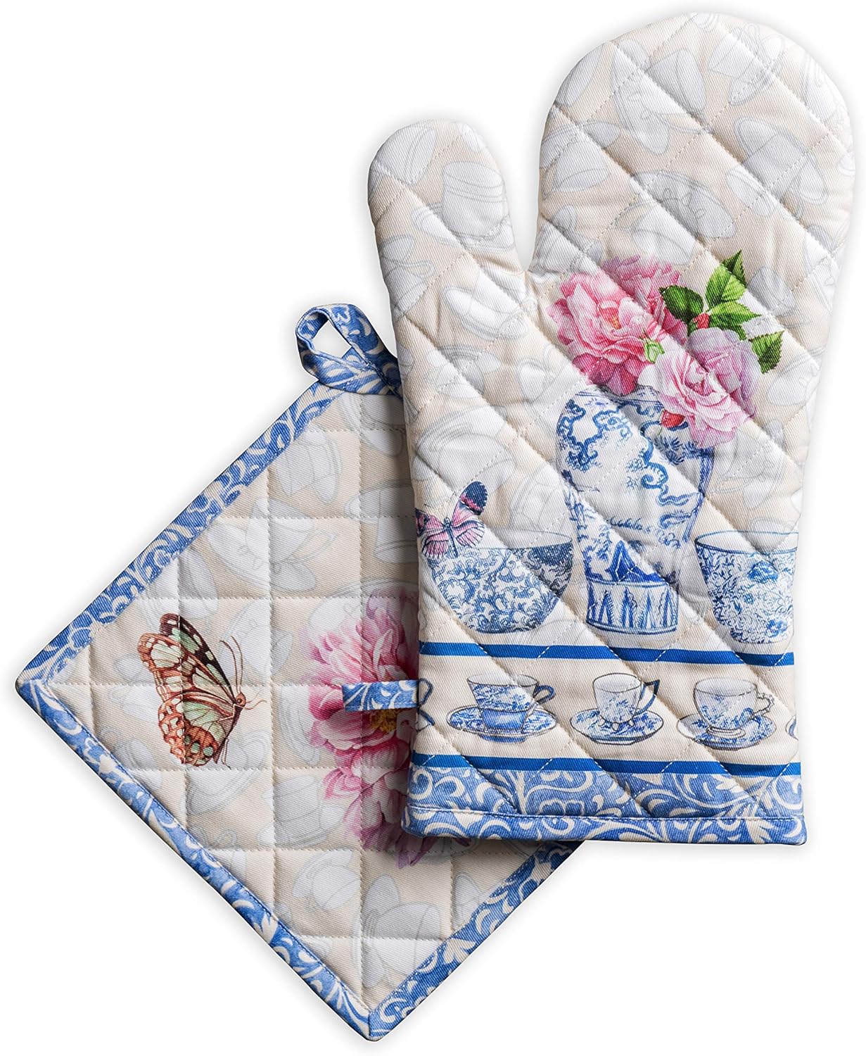 Maison dHermine Oven Mitt Pot Holder Set