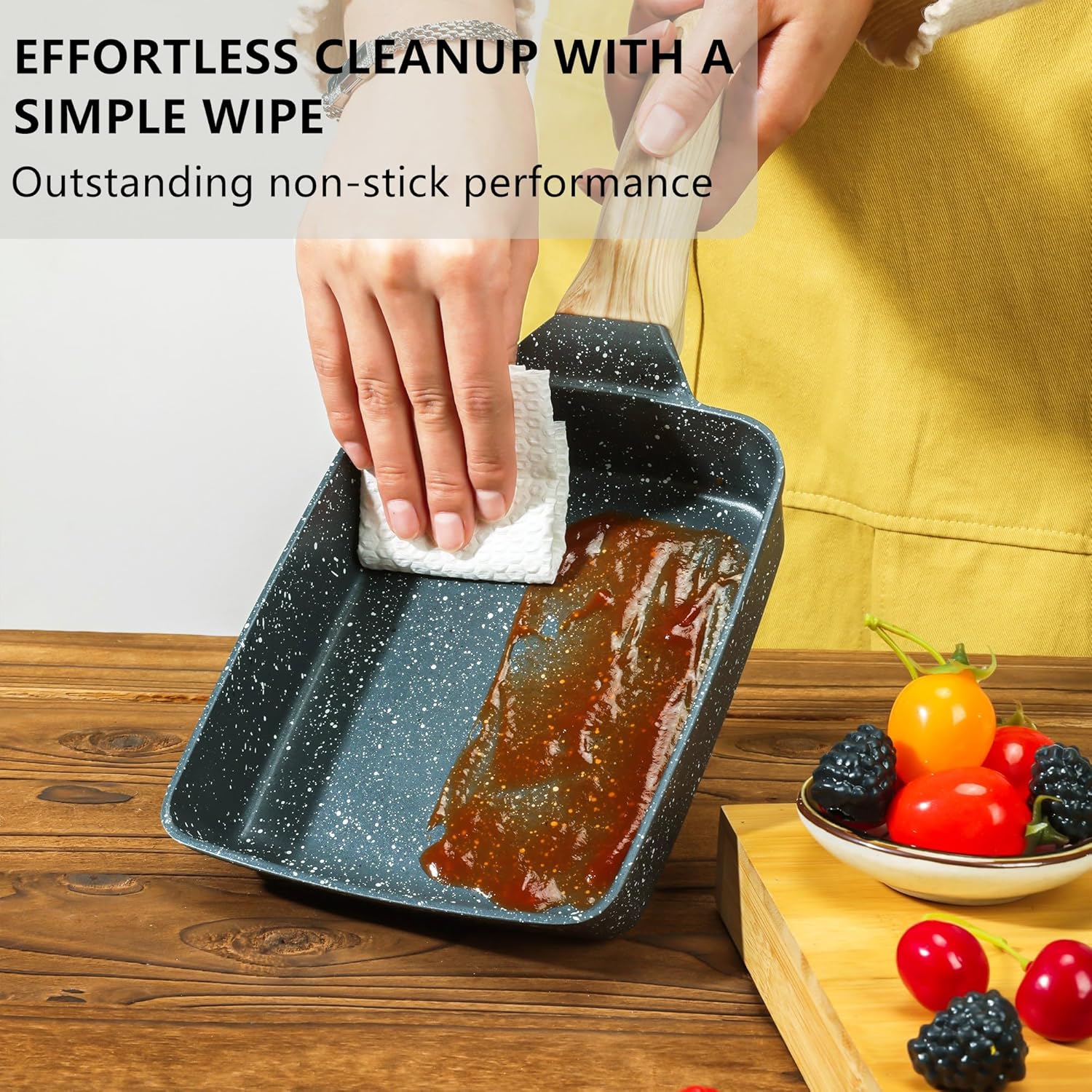 Fungyand 12-in-1 Japanese Omelette Pan Set