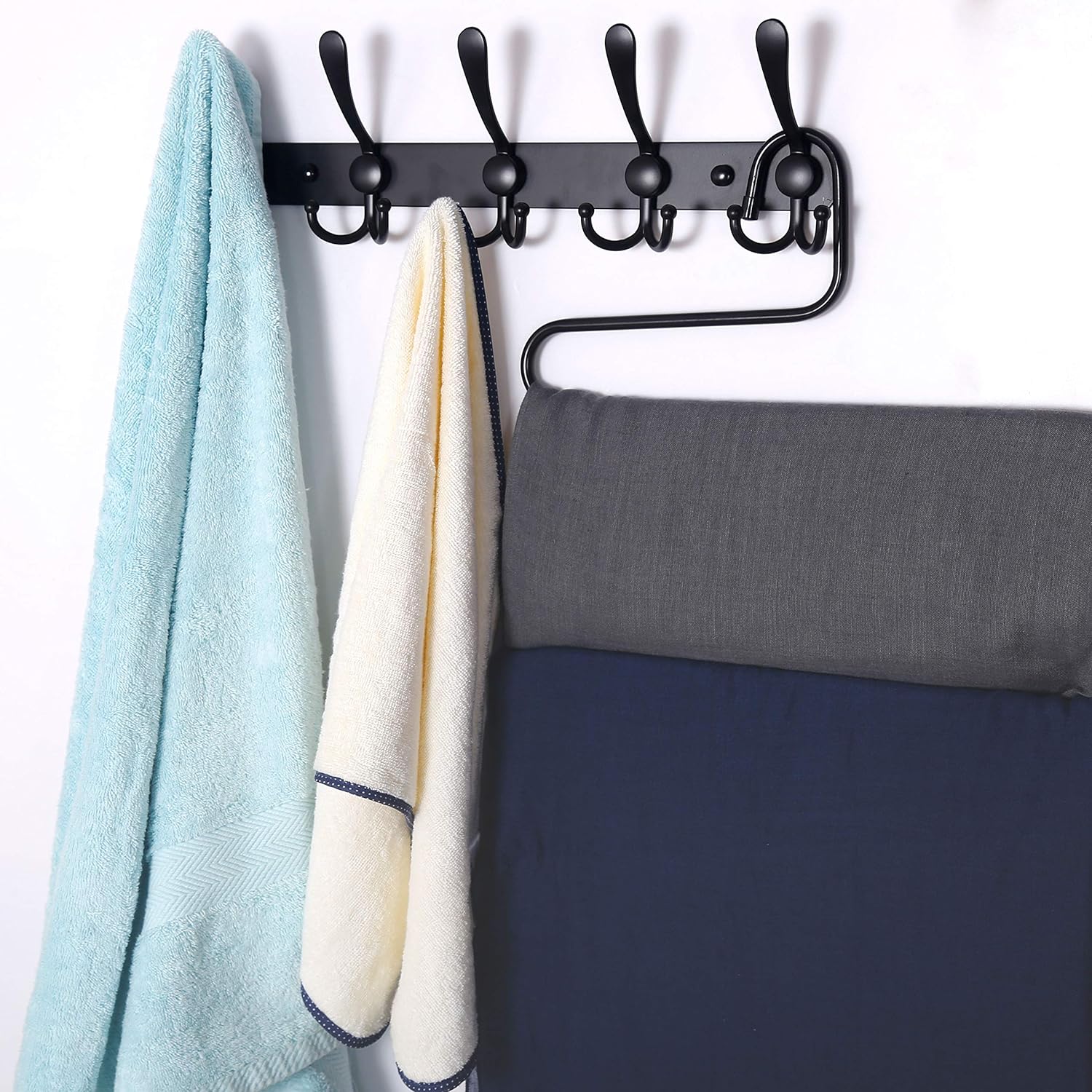 Durable Wall-Mounted Coat Rack