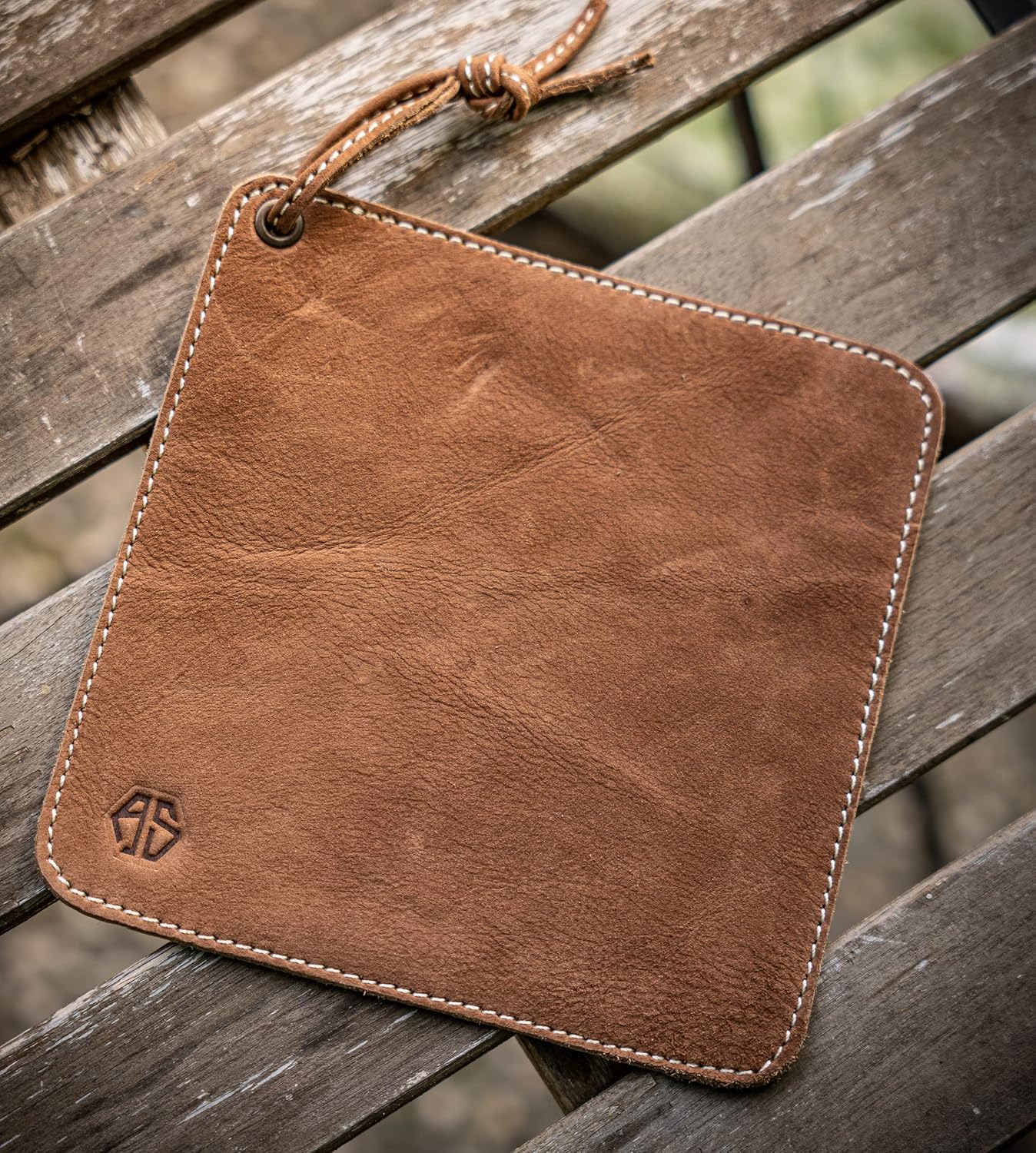 Angus Stoke Fran Potholder Buffalo Leather Heat-Resistant Perfect for Cooking BBQ
